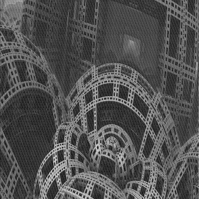 Machine Washable Transitional Charcoal Black Rug, wshpat3329gry