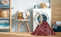 Machine Washable Transitional Red Rug in a Washing Machine, wshpat3329rd