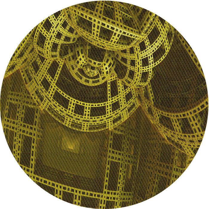 Square Machine Washable Transitional Night Red Rug in a Living Room, wshpat3329yw