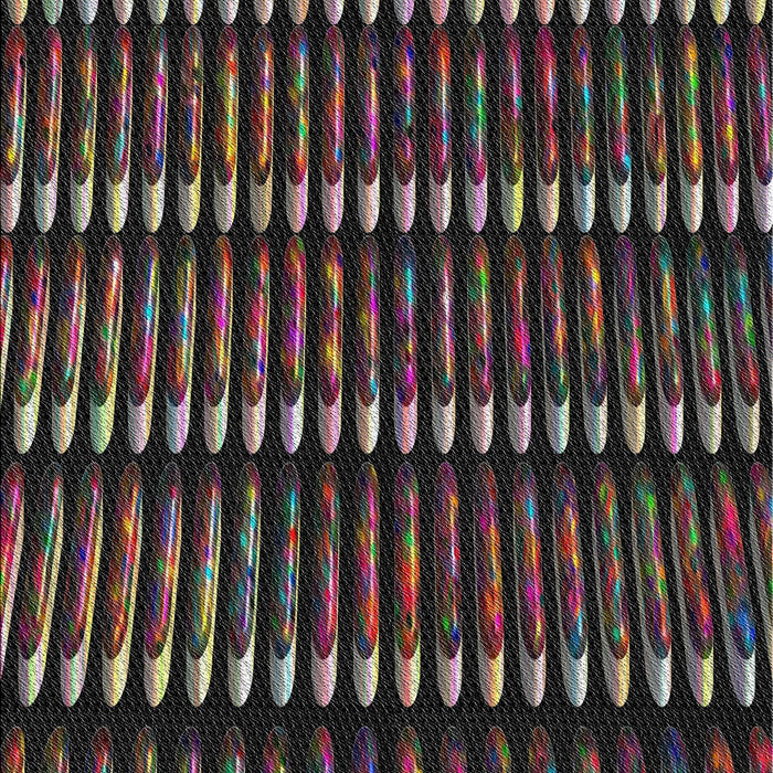 Patterned Chocolate Brown Novelty Rug, pat332