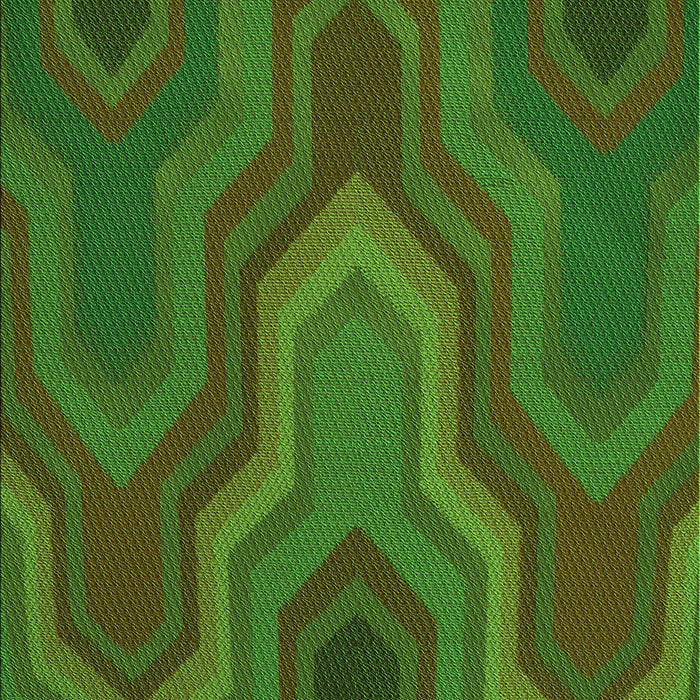 Machine Washable Transitional Dark Lime Green Rug, wshpat333grn