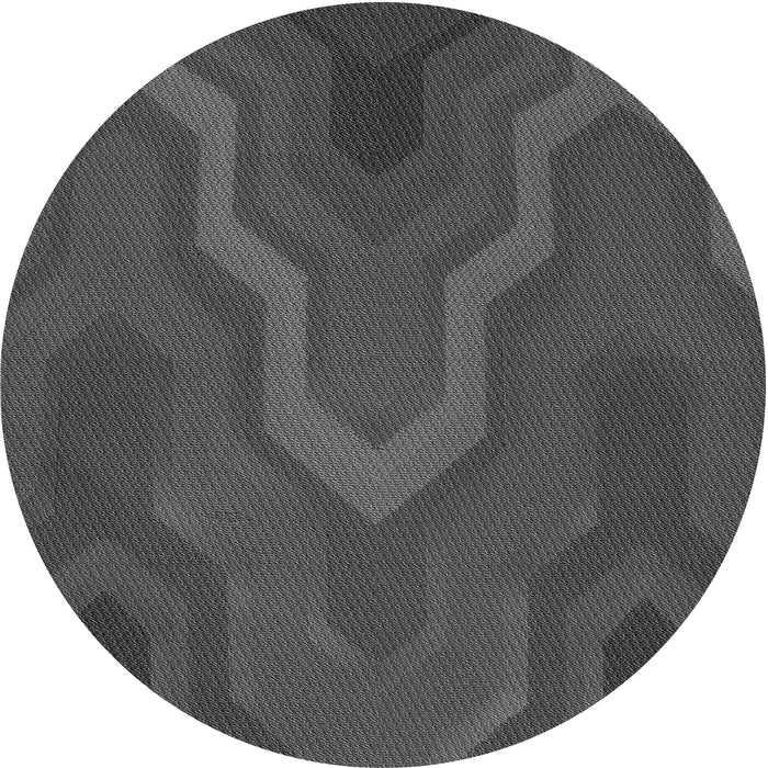 Square Machine Washable Transitional Smokey Gray Rug in a Living Room, wshpat333gry