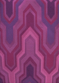 Machine Washable Transitional Magenta Pink Rug, wshpat333pur