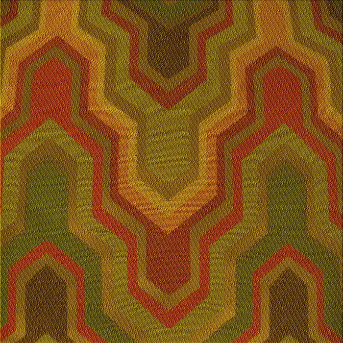 Round Machine Washable Transitional Tomato Red Rug, wshpat333yw