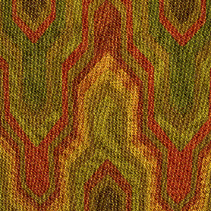 Machine Washable Transitional Tomato Red Rug, wshpat333yw