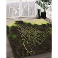 Patterned Midnight Gray Rug, pat3330brn