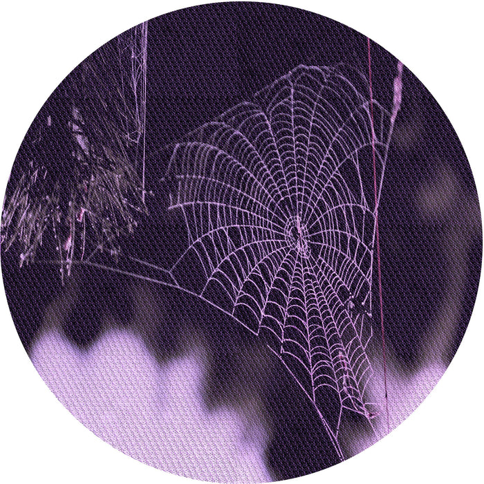 Square Patterned Lilac Purple Rug, pat3330pur