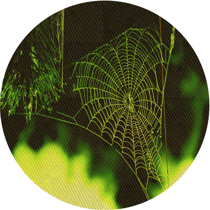 Square Patterned Midnight Gray Rug, pat3330yw