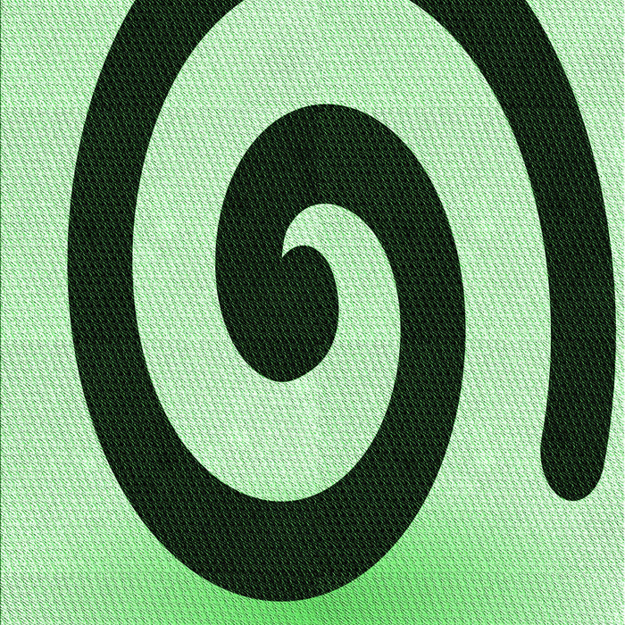 Patterned Light Green Rug, pat3331grn