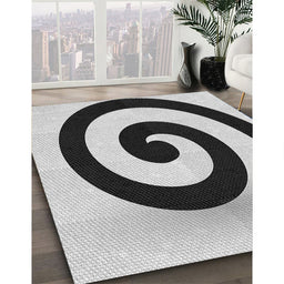 Machine Washable Transitional Light Black Rug in a Family Room, wshpat3331