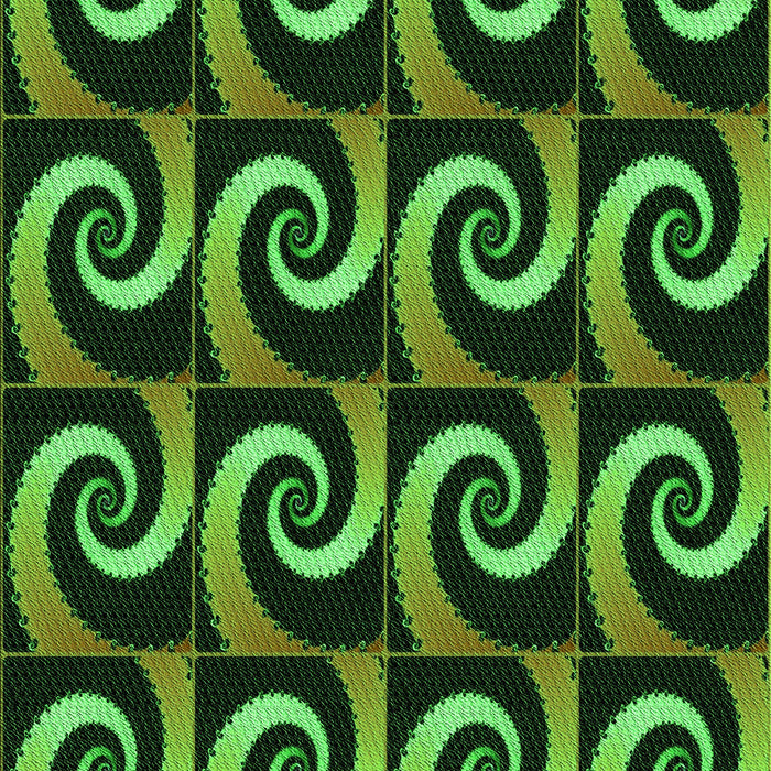 Patterned Dark Forest Green Rug, pat3332grn