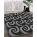 Patterned Gray Rug in Family Room, pat3332gry