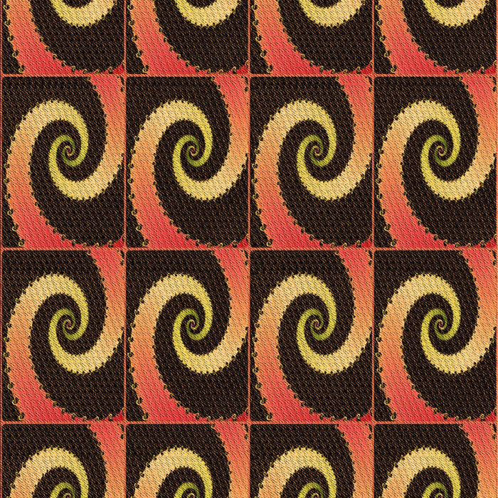 Patterned Red Rug, pat3332org