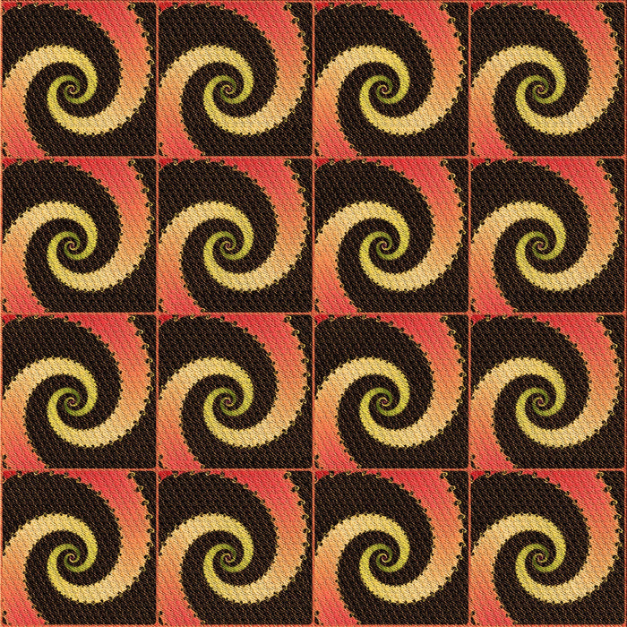 Round Machine Washable Transitional Night Red Rug, wshpat3332org