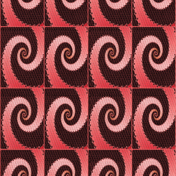 Patterned Red Rug, pat3332rd