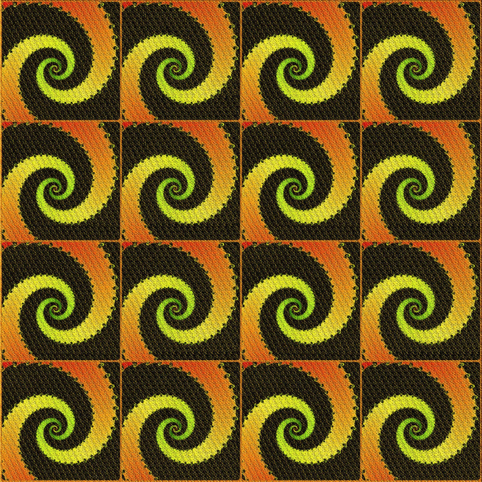 Round Machine Washable Transitional Black Brown Rug, wshpat3332yw