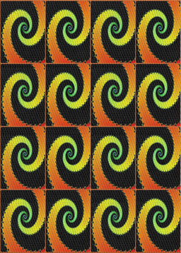 Machine Washable Transitional Caramel Brown Rug, wshpat3332