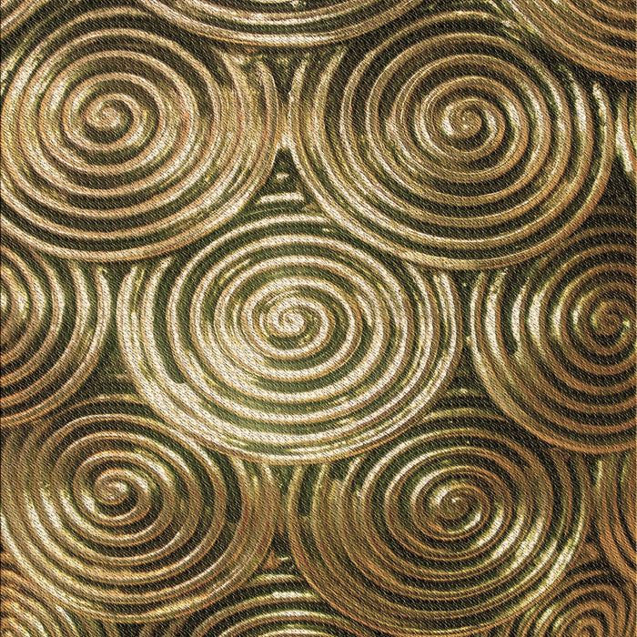 Machine Washable Transitional Bakers Brown Rug, wshpat3333brn