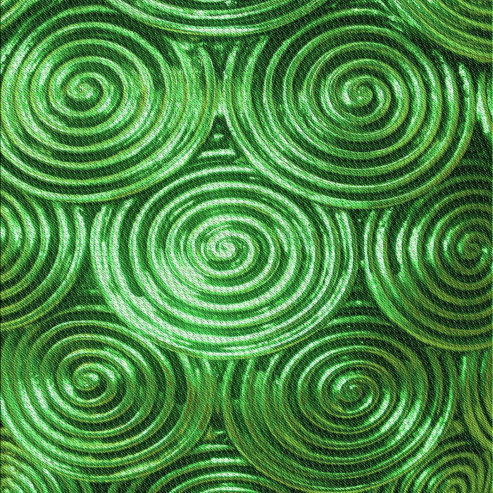 Patterned Deep Emerald Green Rug, pat3333grn