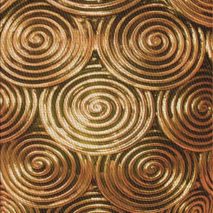 Patterned Red Brown Rug, pat3333org