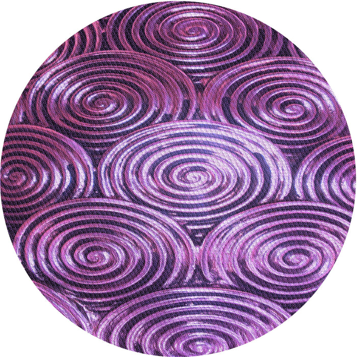 Square Patterned Purple Rug, pat3333pur