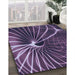 Machine Washable Transitional Dark Purple Rug in a Family Room, wshpat3334blu