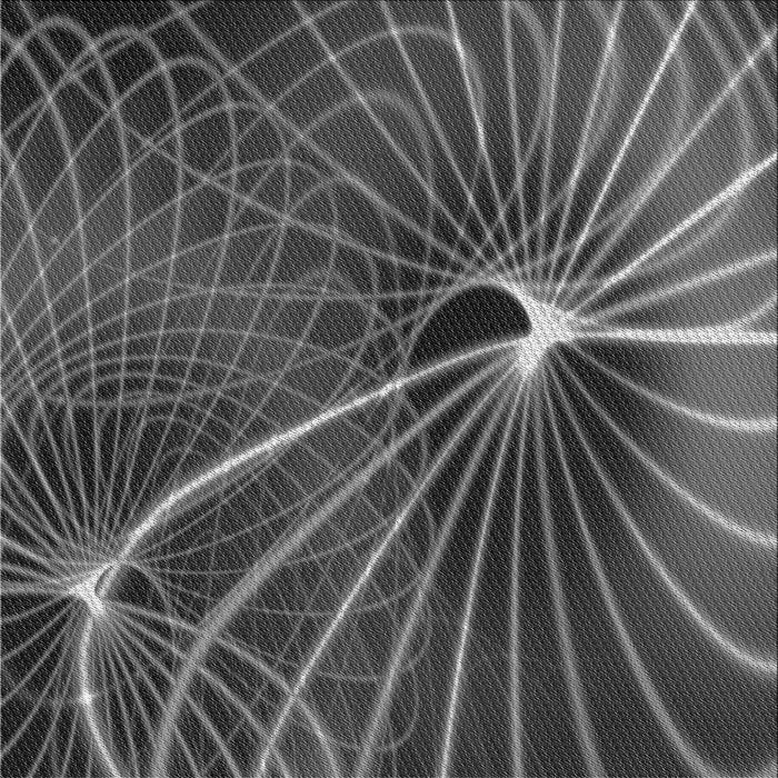 Round Patterned Platinum Gray Rug, pat3334gry