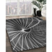 Patterned Platinum Gray Rug in Family Room, pat3334gry