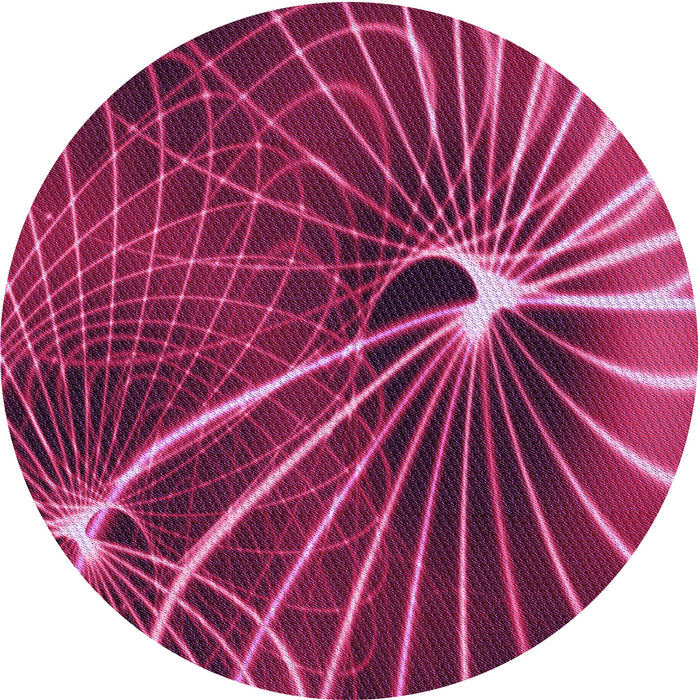 Square Machine Washable Transitional Magenta Pink Rug in a Living Room, wshpat3334pur