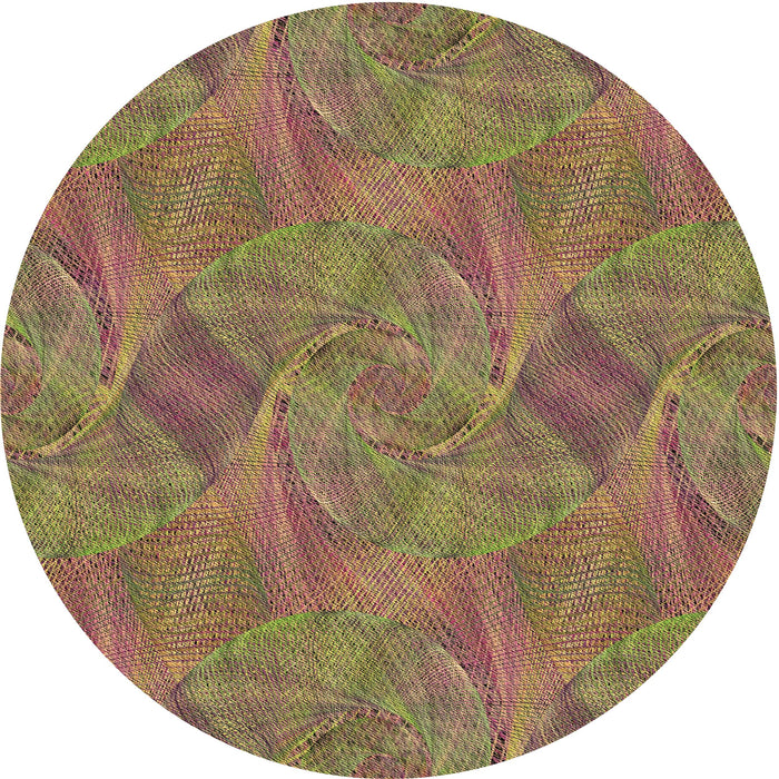 Square Patterned Caramel Brown Rug, pat3335brn