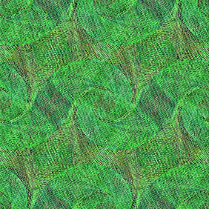 Round Machine Washable Transitional Forest Green Rug, wshpat3335grn