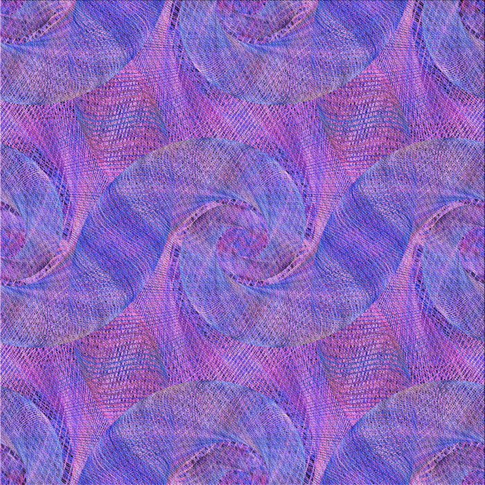 Round Machine Washable Transitional Blue Violet Purple Rug, wshpat3335pur