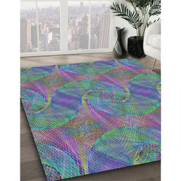 Machine Washable Transitional Purple Rug in a Family Room, wshpat3335