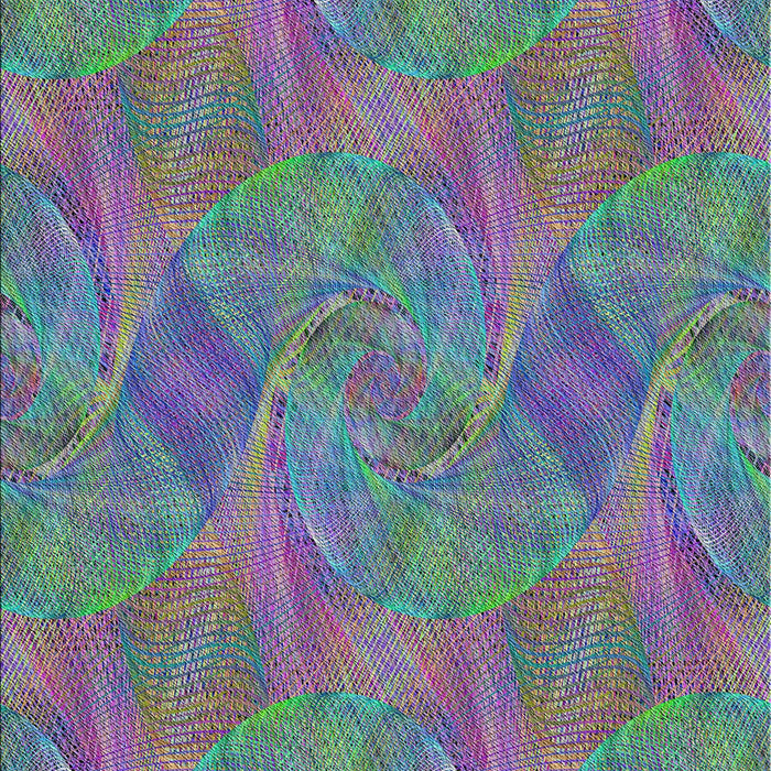 Patterned Purple Modern Rug, pat3335