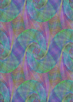 Machine Washable Transitional Purple Rug, wshpat3335