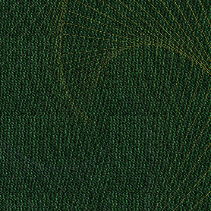 Patterned Deep Emerald Green Rug, pat3336grn