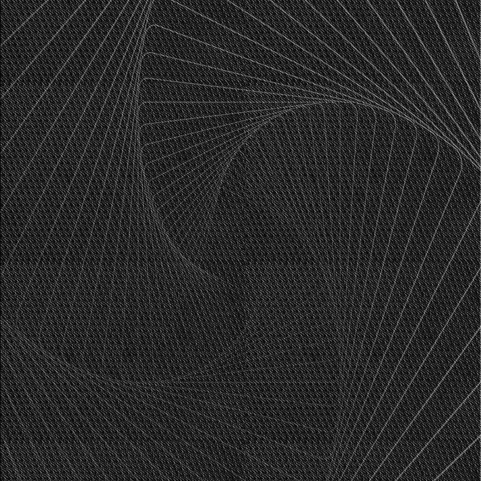 Patterned Black Rug, pat3336gry