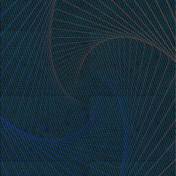 Patterned Black Rug, pat3336lblu