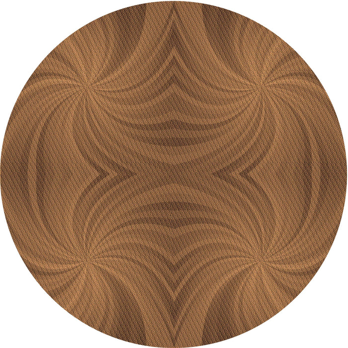 Square Machine Washable Transitional Saddle Brown Rug in a Living Room, wshpat3337org