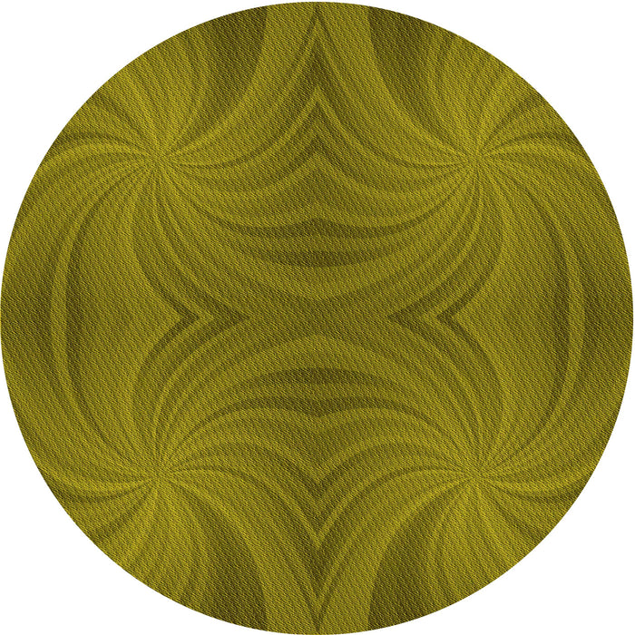 Square Patterned Dark Bronze Brown Rug, pat3337yw