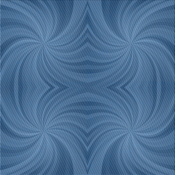 Sideview of Machine Washable Transitional Blueberry Blue Rug, wshpat3337