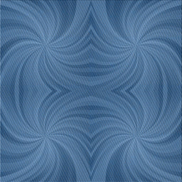 Square Patterned Blue Novelty Rug, pat3337