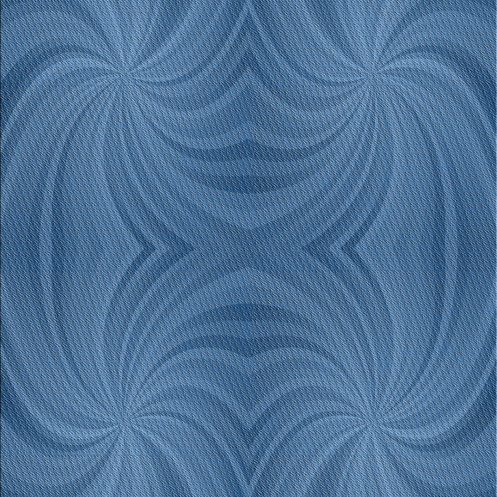 Patterned Blue Novelty Rug, pat3337