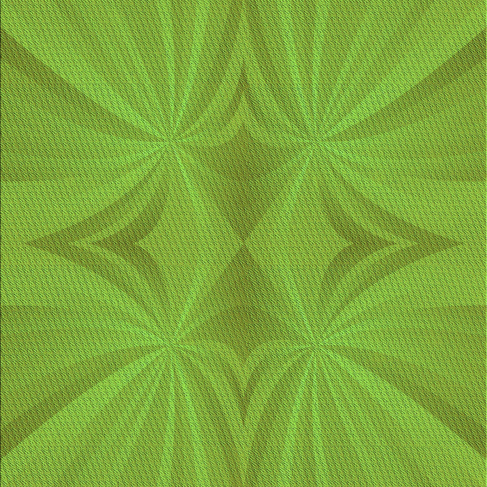 Machine Washable Transitional Green Rug, wshpat3338grn