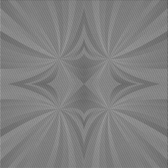 Round Patterned Gray Rug, pat3338gry