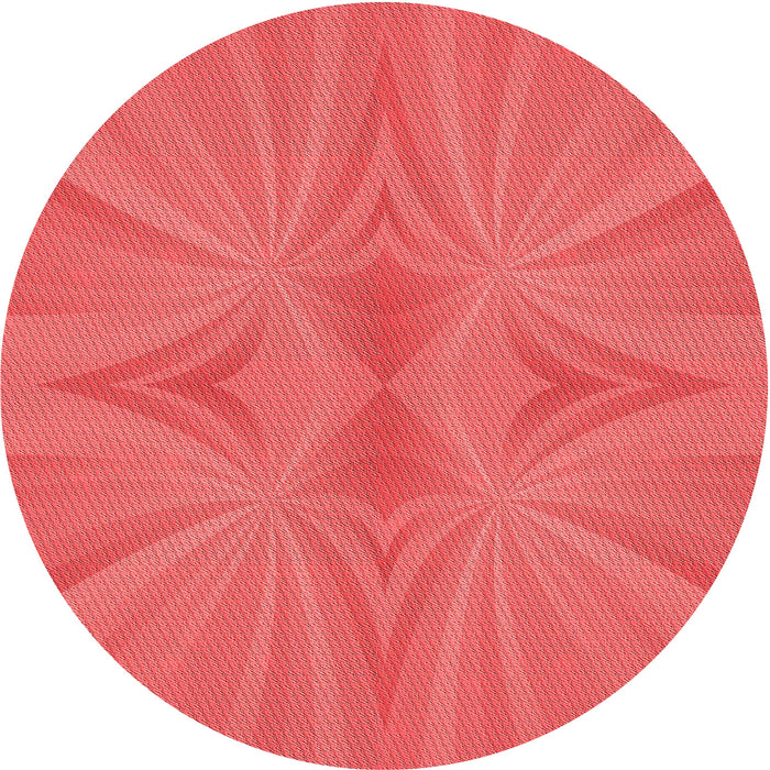 Square Patterned Red Rug, pat3338rd