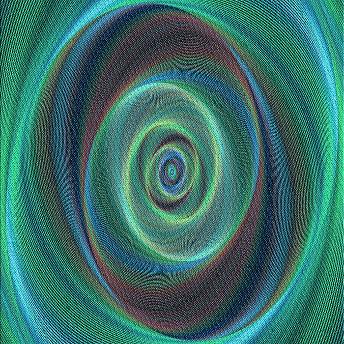 Patterned Deep-Sea Blue Rug, pat3339lblu