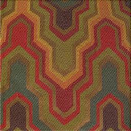 Sideview of Machine Washable Transitional Saffron Red Rug, wshpat333