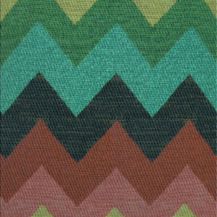 Patterned Dark Brown Rug, pat334lblu