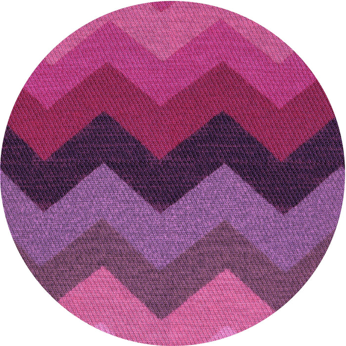 Square Patterned Burnt Pink Rug, pat334pur